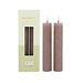 Home Society LED Dusty Rose Dinner Candles XL Core Recharge Set 2