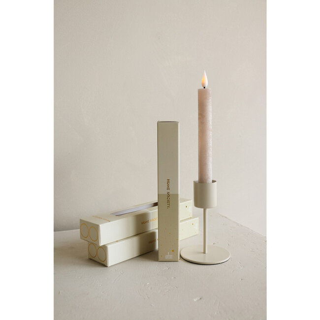 Home Society Dusty Rose LED Dinner Candles Core Recharge Set 2 LED