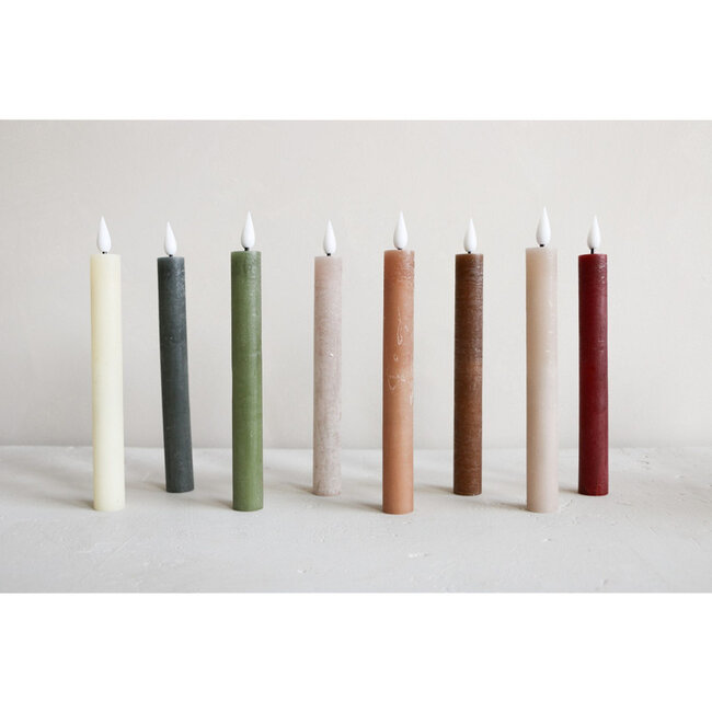 Home Society Dusty Rose LED Dinner Candles Core Recharge Set 2 LED