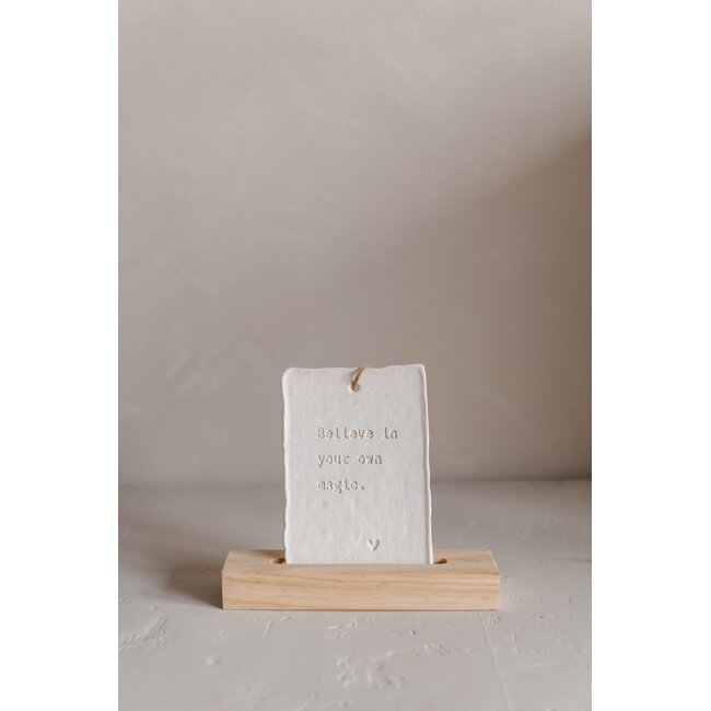 Home Society Ornament Letter Art Own Magic