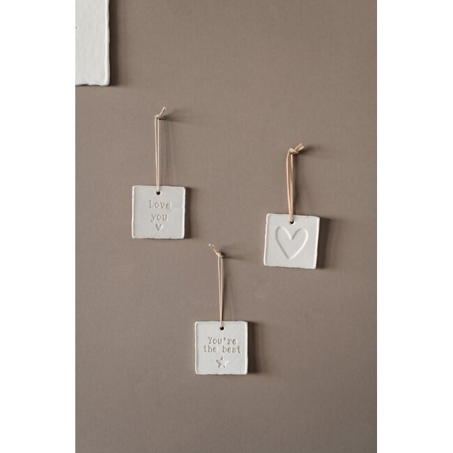 Home Society Ornament Mini Letter Art Love Ass 3
