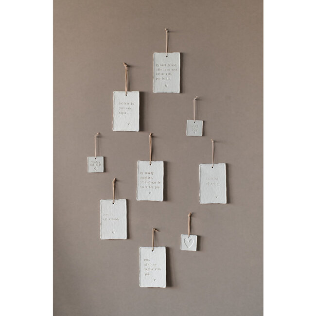 Home Society Ornament Mini Letter Art Love Ass 3