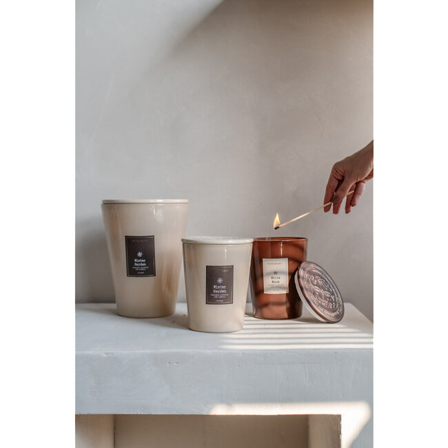 Home Society Scented Candle Jar White Musk S