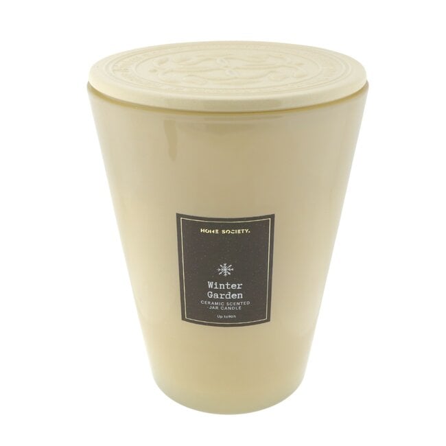 Home Society Scented Candle Jar Winter Garden L