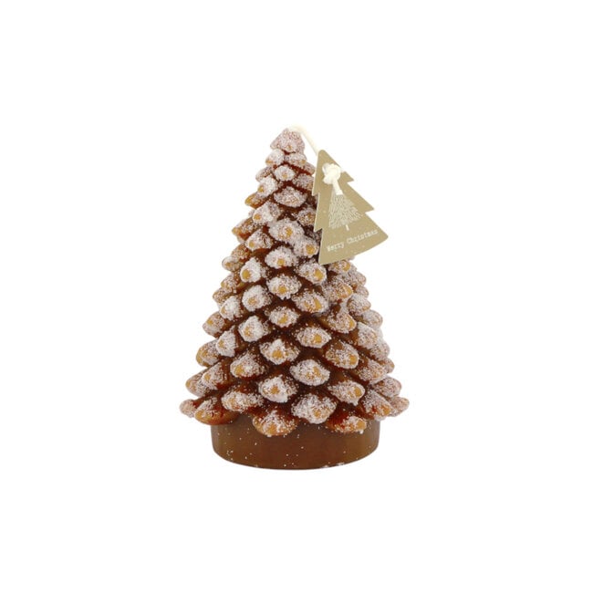 Home Society Deco Candle Tree Snow S Bruin