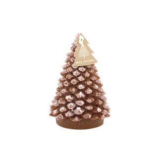 Home Society Deco Candle Tree Snow M Bruin