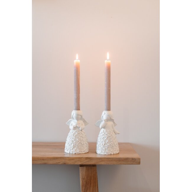 Home Society Candleholder Angel Vio Ass 2  (prijs per stuk)