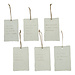 Home Society Ornament Letter Art Xmas Ass 6 (prijs per stuk)