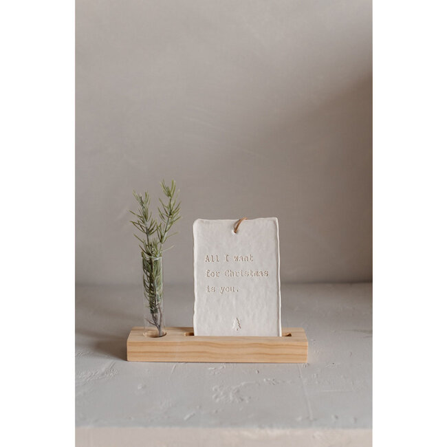 Home Society Ornament Letter Art Xmas Ass 6 (prijs per stuk)