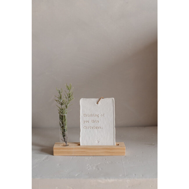 Home Society Ornament Letter Art Xmas Ass 6 (prijs per stuk)