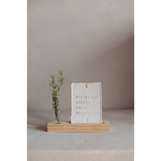 Home Society Ornament Letter Art Xmas Ass 6 (prijs per stuk)