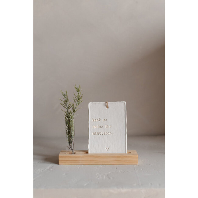 Home Society Ornament Letter Art Xmas Ass 6 (prijs per stuk)