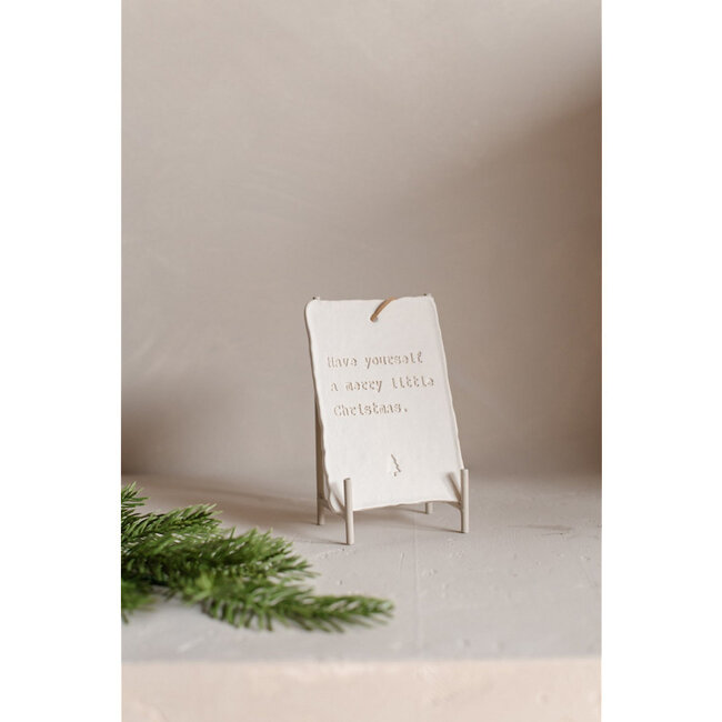 Home Society Ornament Letter Art Xmas Ass 6 (prijs per stuk)
