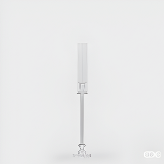 EDG Glazen Kandelaar Crystal Cilindro (Helder glas - 69 cm)