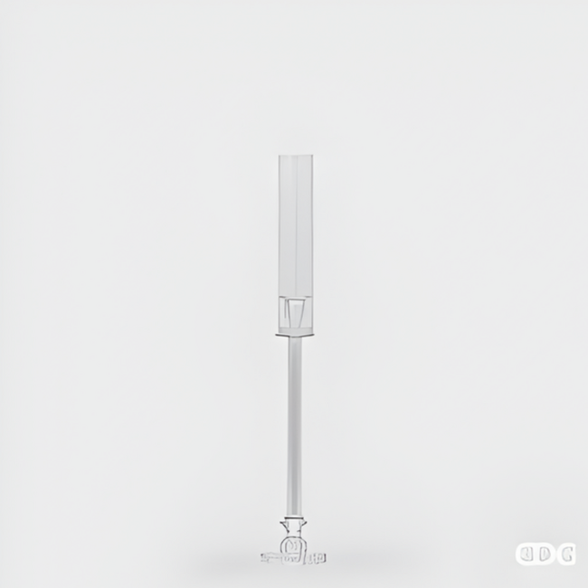 EDG Glazen Kandelaar Crystal Cilindro (Helder glas - 69 cm)