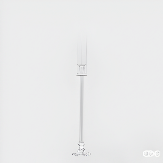 EDG Glazen Kandelaar Crystal Cilindro (Helder glas - 79 cm)