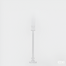 EDG Glazen Kandelaar Crystal Cilindro (Helder glas - 79 cm)