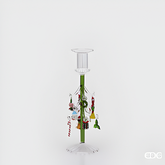 EDG Kandelaar Pino Decori (Multicolor - 25 cm)