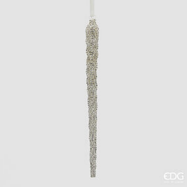 EDG Icicle Decoration Zilver - 28 cm