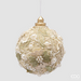 EDG Decoration Ball Lace (Groen/Goud - Ø12 cm)