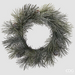 EDG Snowy Pine Wreath met Pine Cones (Wit/Groen - Diameter 60 cm)