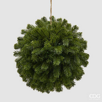 EDG Pine Ball Kersthanger (Groen - Diameter 27 cm) EDG Pine Ball Kersthanger (Groen - Diameter 27 cm)