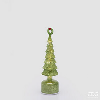 EDG Pino Twist Decoratie met muziek en LED (Groen H32cm) EDG Pino Twist Decoratie met muziek en LED (Groen H32cm)