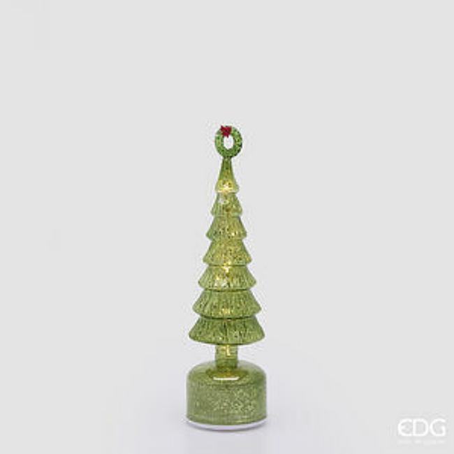 EDG Pino Twist Decoratie met muziek en LED (Groen H32cm)