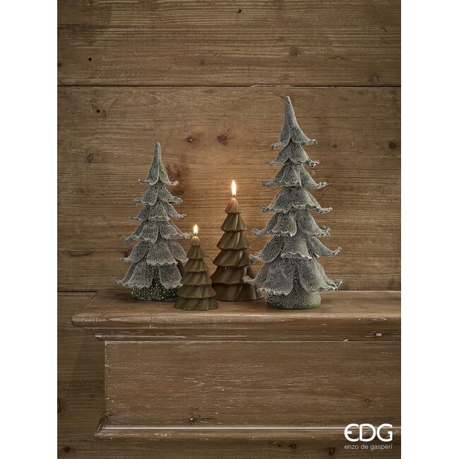EDG Pine Sugar Decoration (Groen - H27 cm)