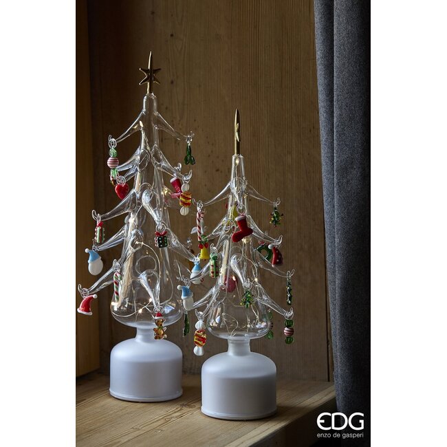 EDG Pine Twist Decoration LED Decorations (Multicolor - H45 cm)