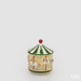 EDG Twist LED Carousel Decoration (Wit/Groen - H17 cm)