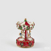 EDG Carrousel met muziekdoos (Wit/Rood - H17 cm)