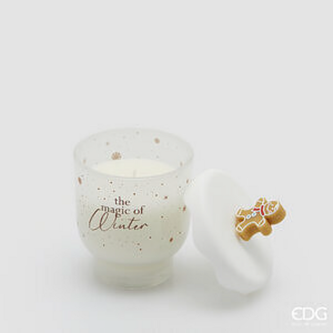 EDG Kaars Candela Winter con Profumo (Kaneel - 14 cm)