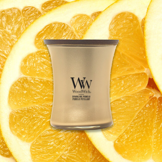 Woodwick Sparkling Pomelo - Champagne Metal Collection WoodWick© 60h.