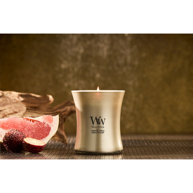 Woodwick Sparkling Pomelo - Champagne Metal Collection WoodWick© 60h.