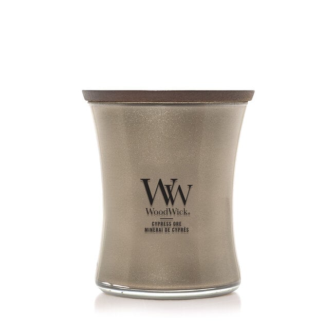 Woodwick Cypress Ore - Warm Nickel Metal Collection WoodWick© 60h.