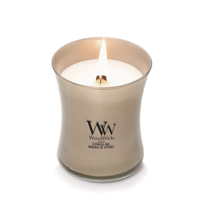 Woodwick Cypress Ore - Warm Nickel Metal Collection WoodWick© 60h.