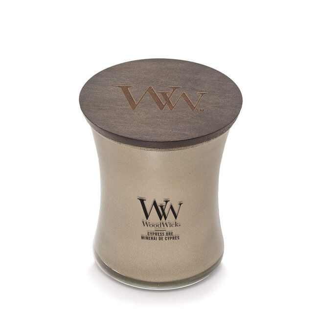 Woodwick Cypress Ore - Warm Nickel Metal Collection WoodWick© 60h.