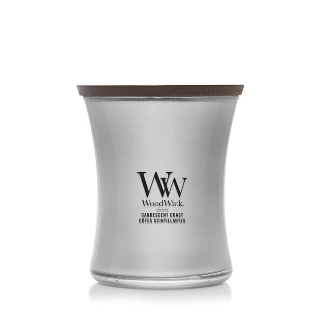 Woodwick Candescent Coast - Silver Metal Collection WoodWick© 60h.