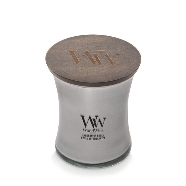 Woodwick Candescent Coast - Silver Metal Collection WoodWick© 60h.