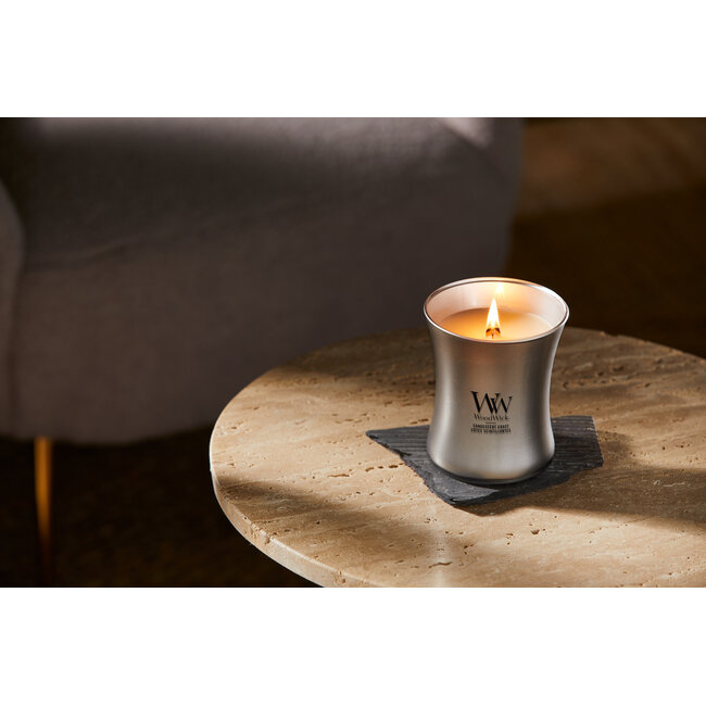 Woodwick Candescent Coast - Silver Metal Collection WoodWick© 60h.