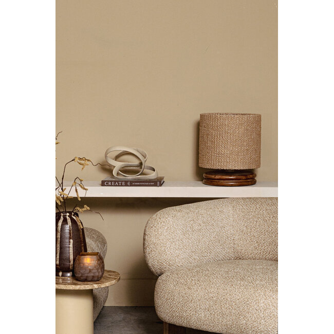 PTMD Davean Beige casted alu knot shaped statue big