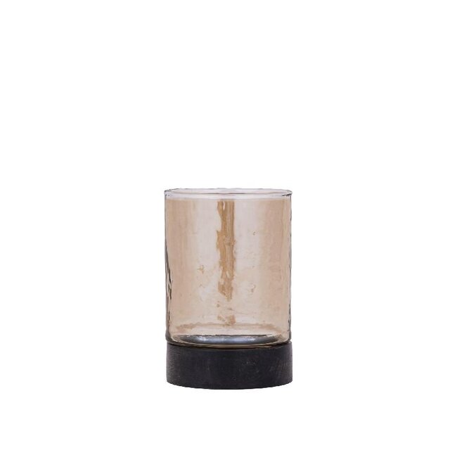PTMD Keylan Brown luster glass stormlight wooden base S