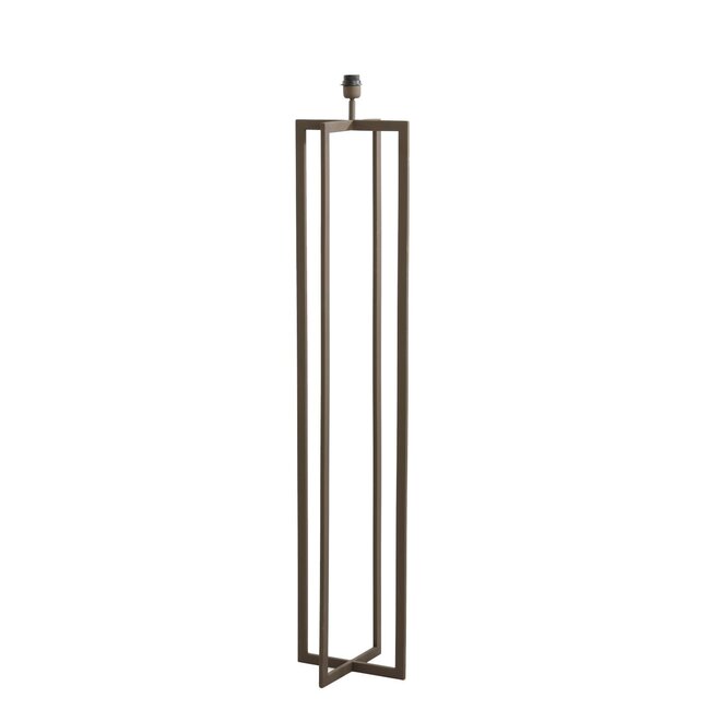 Light & Living Vloerlamp 30x30x140 cm MACE mat bruin