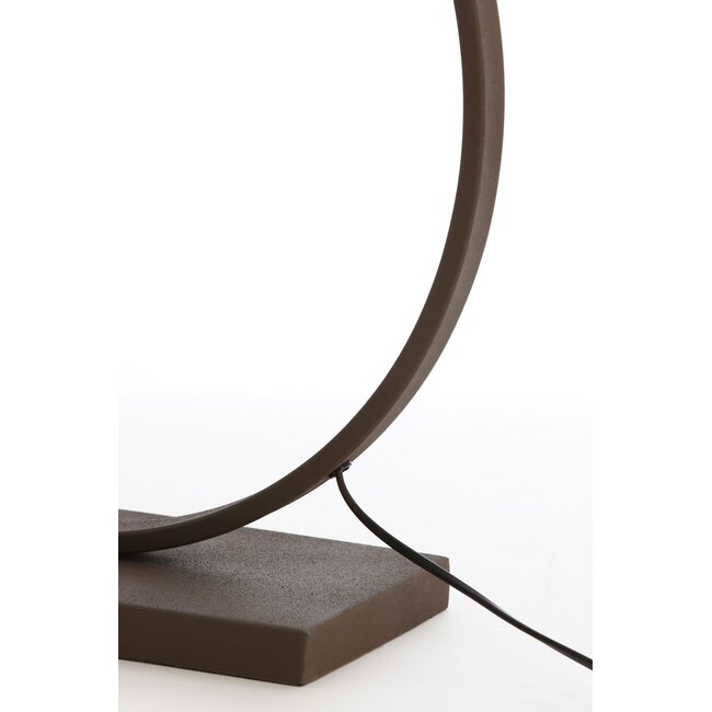 Light & Living Lampvoet 50X15X59 cm LIVA mat bruin
