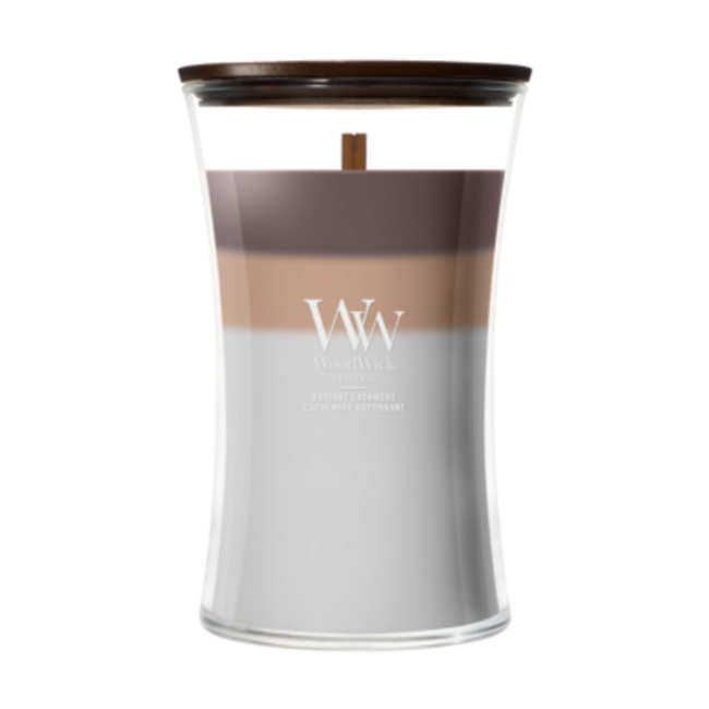 Woodwick Trilogy Radiant Cashmere Large Candle WoodWick© 130h.