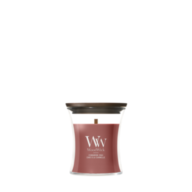 Woodwick NEW Cinnamon Chai Mini Candle WoodWick© 20h.