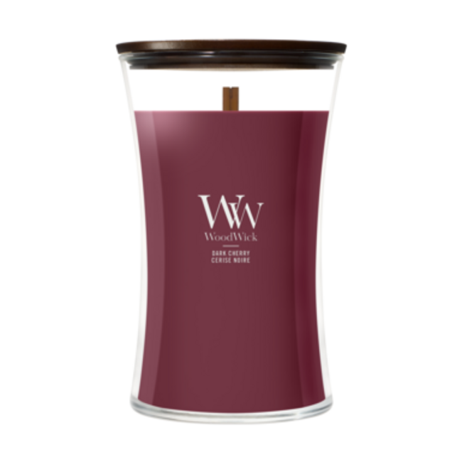 Woodwick Dark Cherry Large Candle WoodWick© 130h.
