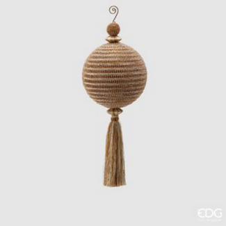 EDG Ball Fabric Diamonds met Tassel (Goud - 36 cm) EDG Ball Fabric Diamonds met Tassel (Goud - 36 cm)
