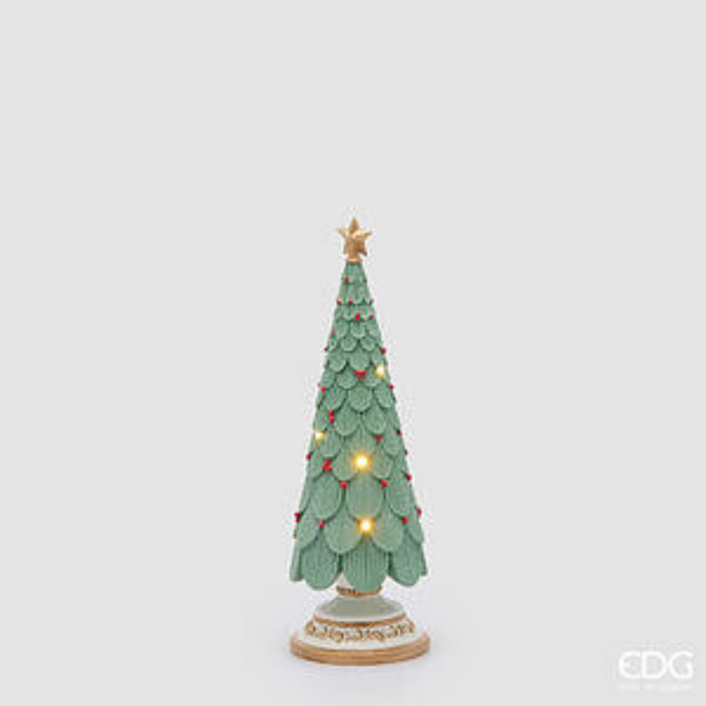 EDG Decoratieve dennenboom met LED (Pine Berry) H31 cm
